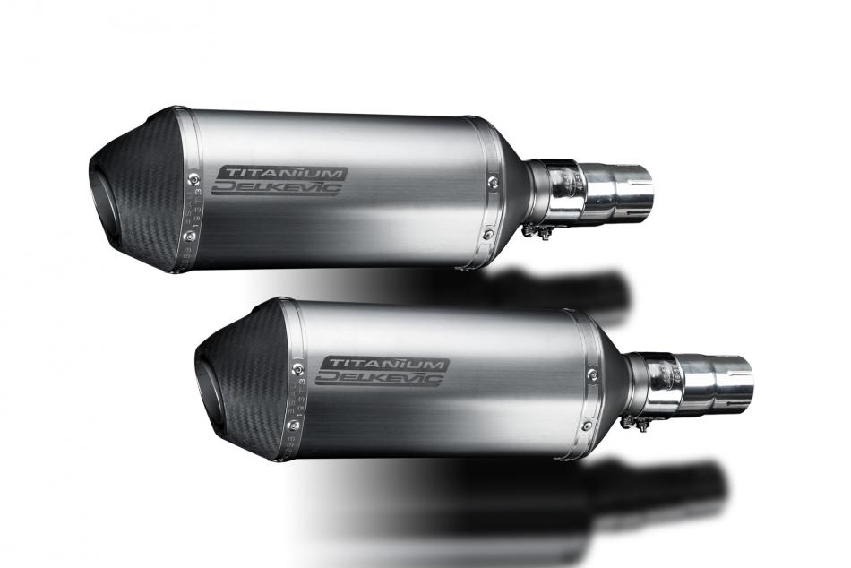 EN500 B/C 1994-2009 / 2* XOVAL 260mm (10 inch) TITANIUM SILENCERS