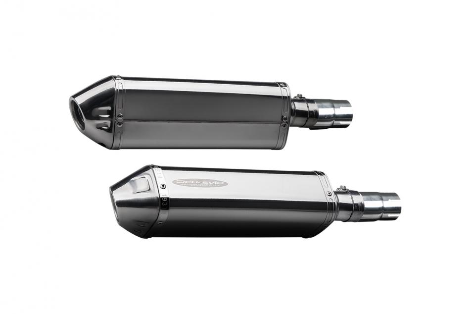 KAWASAKI EN500C 1996-2009 320mm TRI STAINLESS BSAU SILENCER EXHAUST KIT