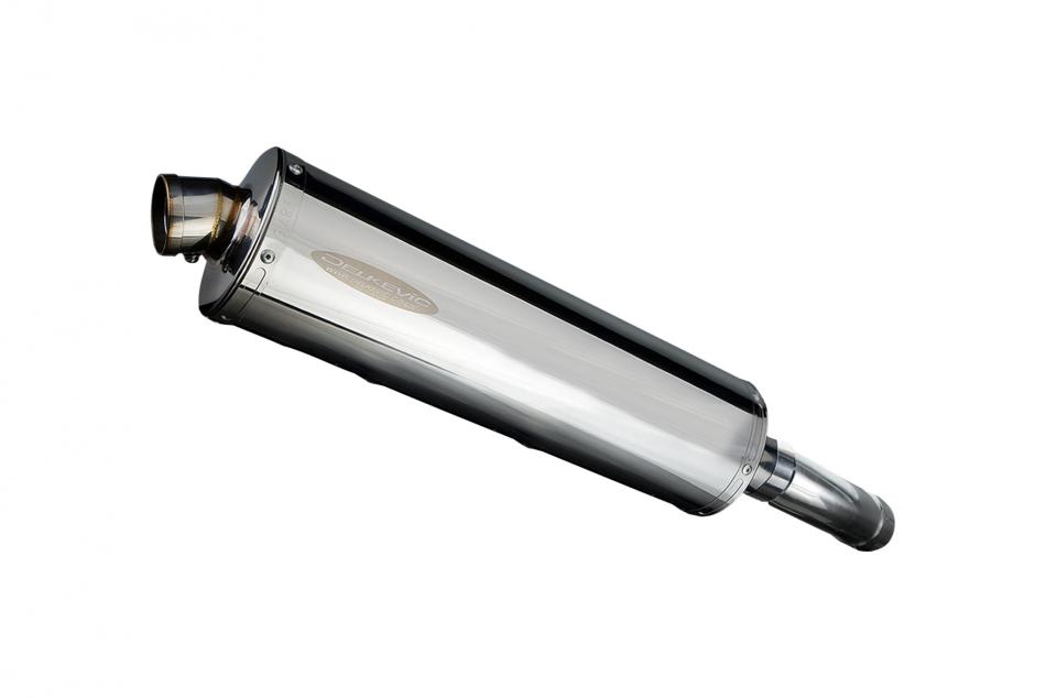 YAMAHA FAZER 8 2010-2015 450mm OVAL STAINLESS BSAU SILENCER EXHAUST KIT