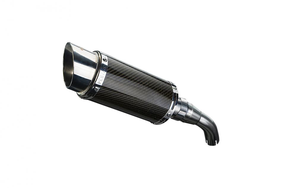 KAWASAKI NINJA 250SL 2015-2018 200mm ROUND CARBON  SILENCER EXHAUST KIT