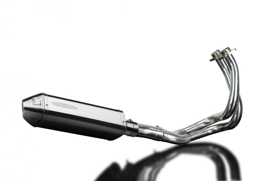 KAWASAKI KLE650 VERSYS 15-21 FULL EXHAUST SYSTEM 320mm STAINLESS TRI SILENCER