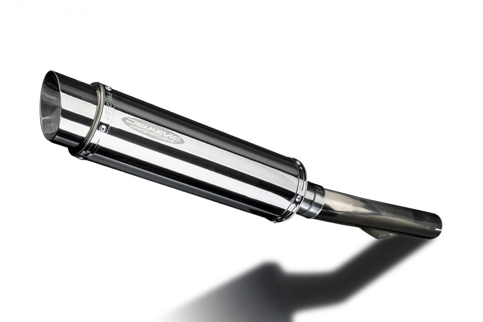 HONDA CBR600F 1999-2000 350mm ROUND STAINLESS BSAU SILENCER EXHAUST KIT