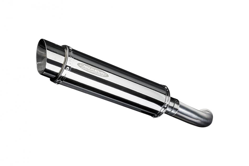 BMW F800S F800ST 2006-2014 350mm ROUND STAINLESS BSAU SILENCER EXHAUST KIT