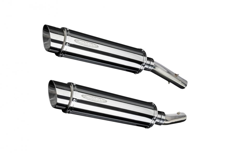 APRILIA RSV1000 R FACTORY 04-10 350mm ROUND STAINLESS BSAU SILENCER EXHAUST KIT