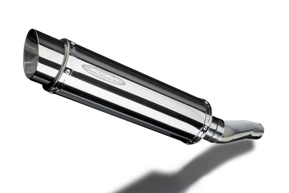 HONDA CB500 SPORT 1994-2003 350mm ROUND STAINLESS BSAU SILENCER EXHAUST KIT