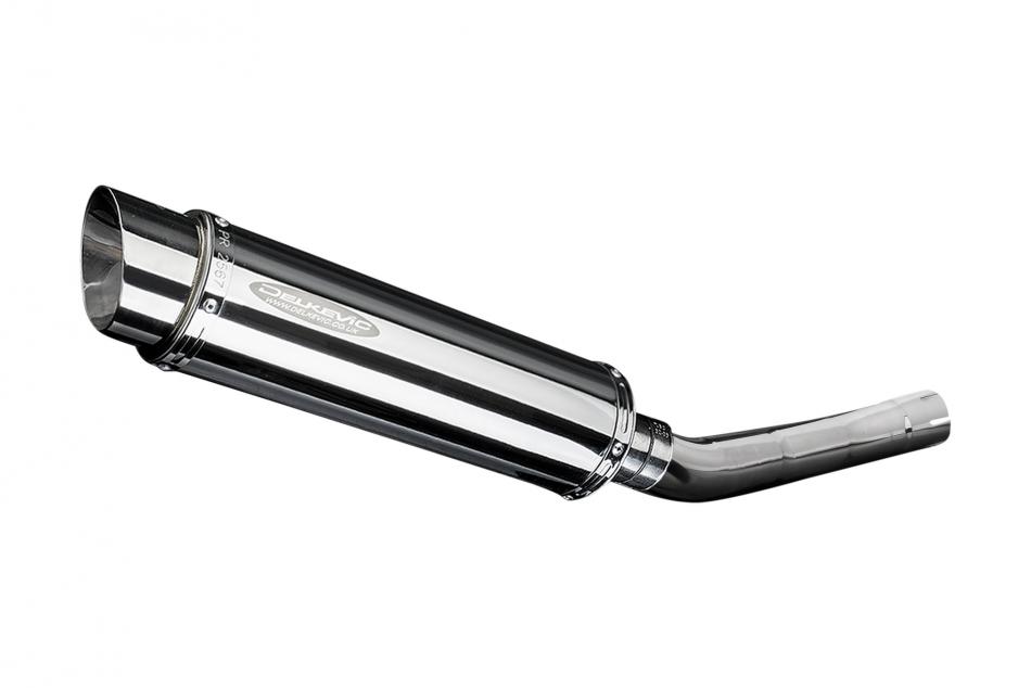 KAWASAKI Z750 2004-2006 350mm ROUND STAINLESS BSAU SILENCER EXHAUST KIT