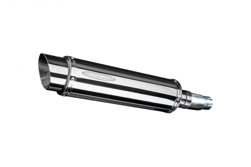 NINJA 250R 2008-2013 / 300 NINJA - Z300 2013-2016 / SL10 ROUND 350mm (14 inch) SILENCER 304 STAINLES