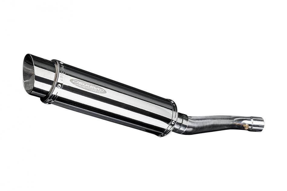 KAWASAKI ZX10R NINJA 11-15 DECAT 350mm ROUND STAINLESS BSAU SILENCER EXHAUST KIT