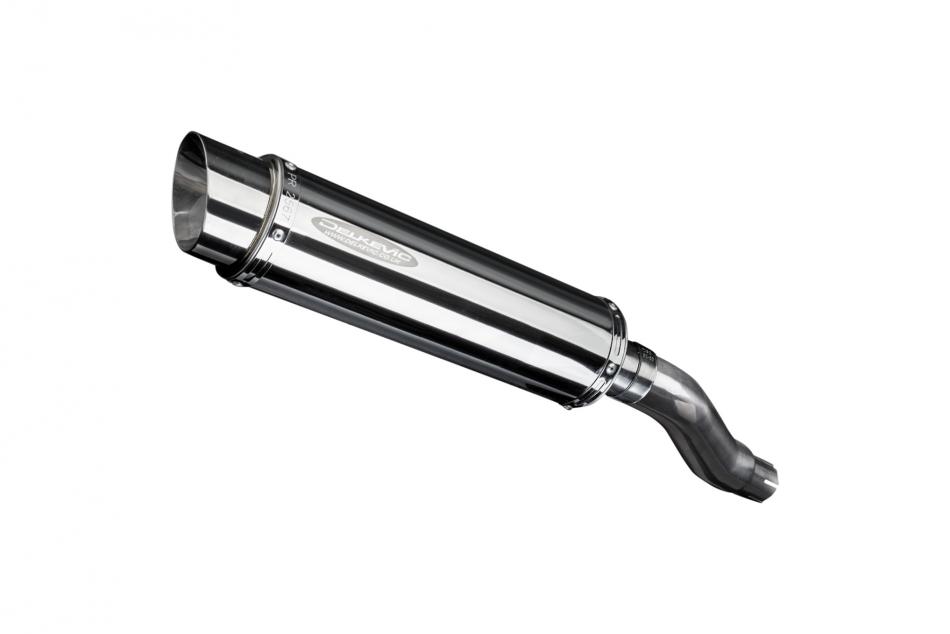 KAWASAKI NINJA 300 2013-2018 350mm ROUND STAINLESS BSAU SILENCER EXHAUST KIT