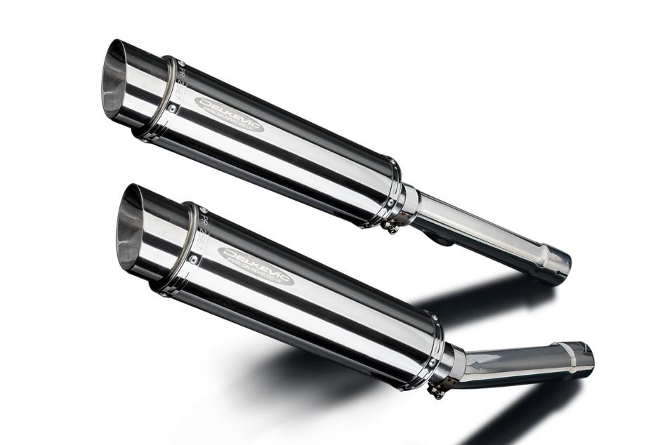 HONDA CB1100SF X-11 1999-2002 350mm ROUND STAINLESS BSAU SILENCER EXHAUST KIT