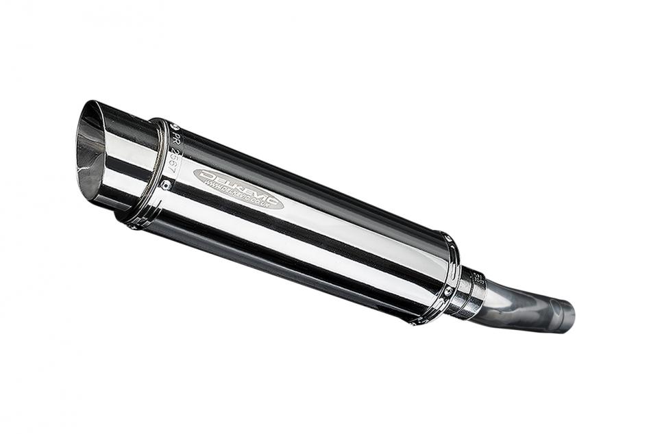 SUZUKI GSXR750 GSX-R750 2008-10 350mm ROUND STAINLESS BSAU SILENCER EXHAUST KIT