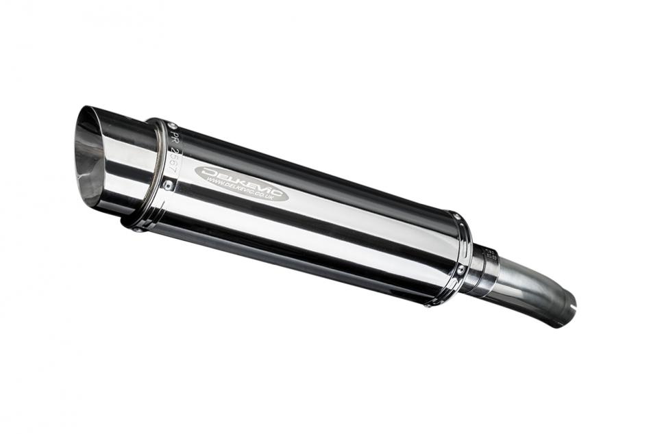 SUZUKI GSXR600 2011-2016 L1-L6 350mm ROUND STAINLESS BSAU SILENCER EXHAUST KIT