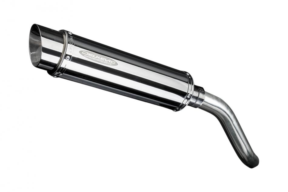 KAWASAKI Z800E 2013-2016 350mm ROUND STAINLESS BSAU SILENCER EXHAUST KIT