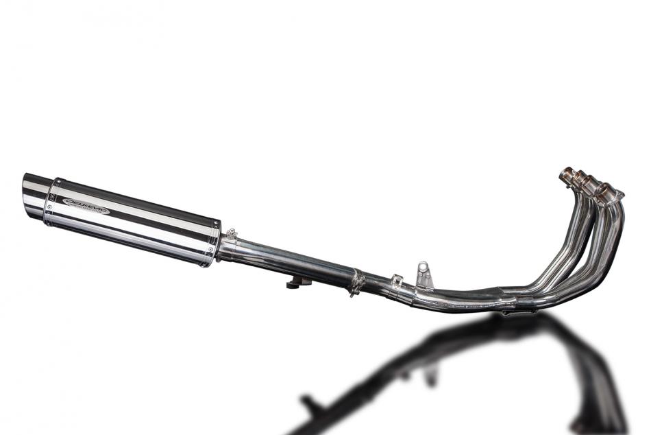 HONDA CBR600F 99-00 FULL 4-1 EXHAUST SYSTEM 350mm STAINLESS ROUND BSAU SILENCER