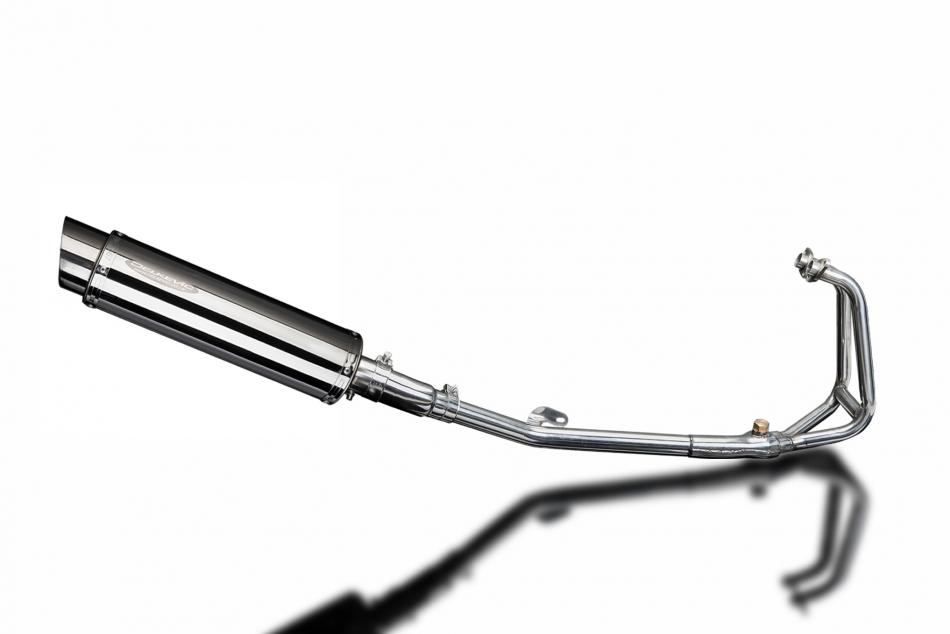 Kawasaki 250R Ninja 2008-2013 Full Exhaust 2-1 350mm Round Stainless Silencer