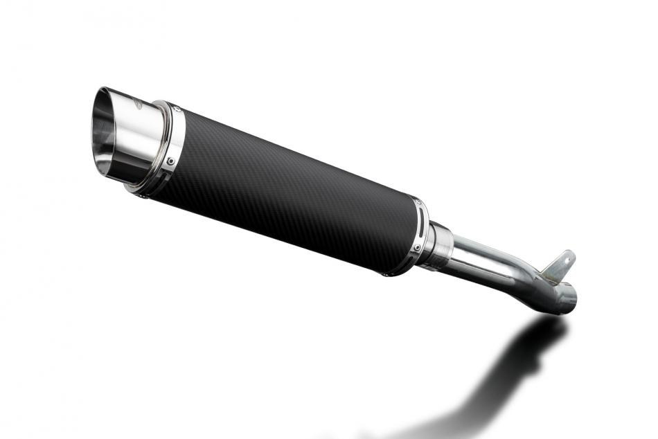 SUZUKI GSXR1000 K3-K4 03-04 350mm CARBON ROUND BSAU SILENCER EXHAUST KIT