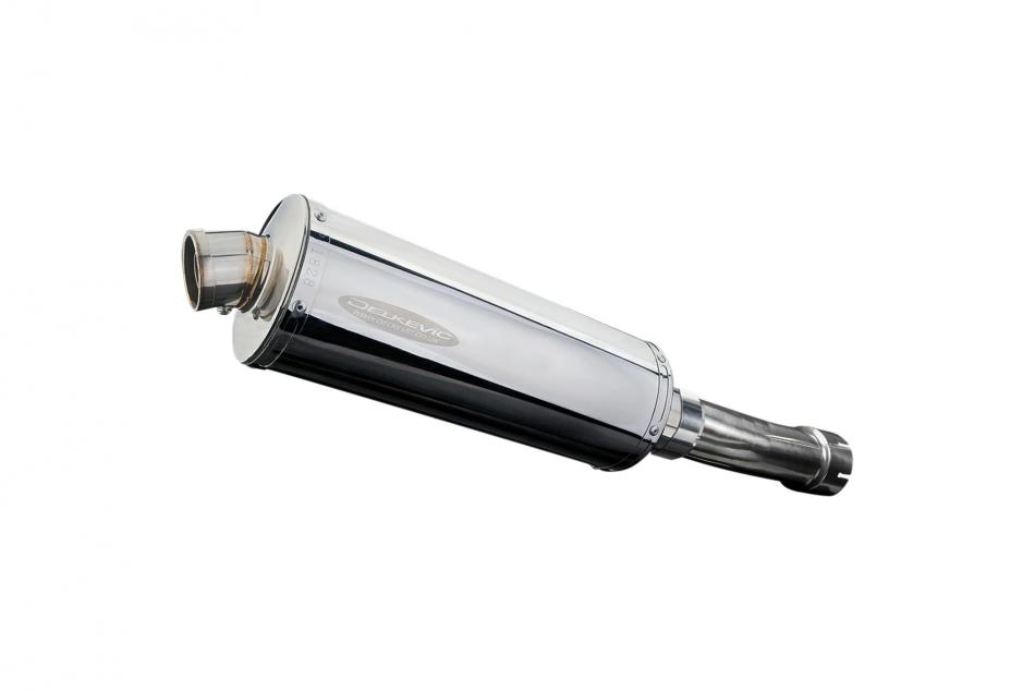 Suzuki GSXR600 SRAD 1996-2000 350mm Oval Stainless Exhaust Silencer Can Kit