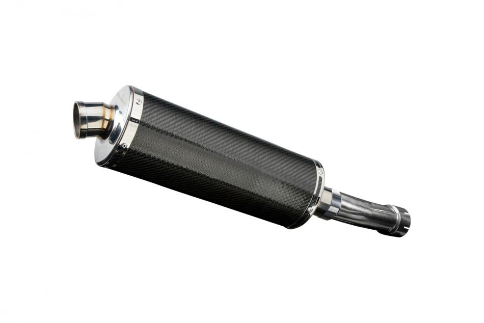 Suzuki GSXR600 SRAD 1996-2000 350mm Oval Carbon Exhaust Silencer Can Kit