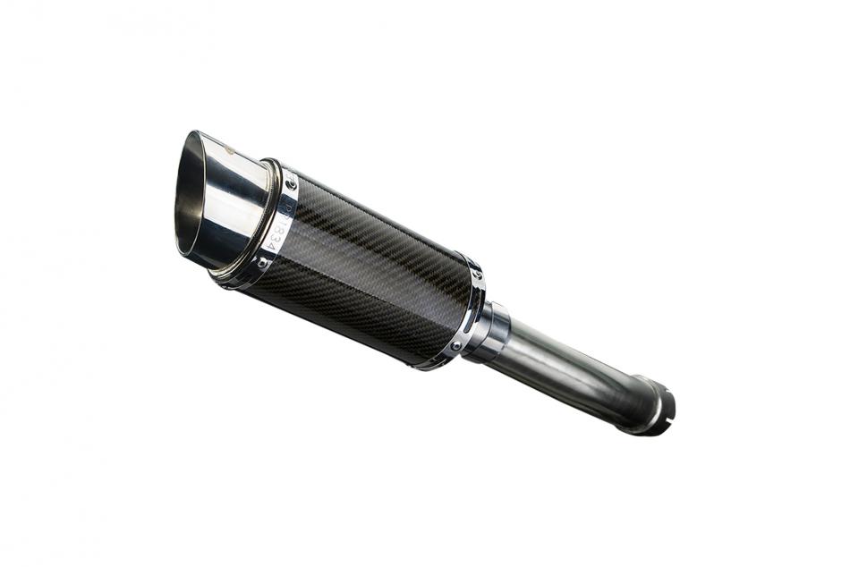 BMW S1000RR 2015-2016 200mm ROUND CARBON  SILENCER EXHAUST KIT