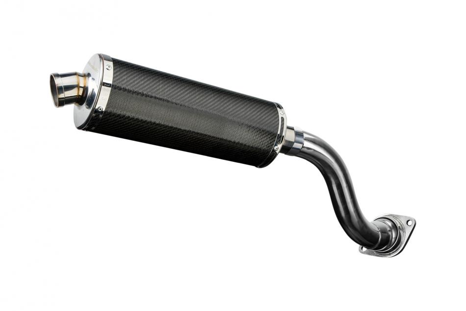 HONDA VFR750 1990-1993 HI LEVEL 350mm CARBON BSAU SILENCER EXHAUST KIT