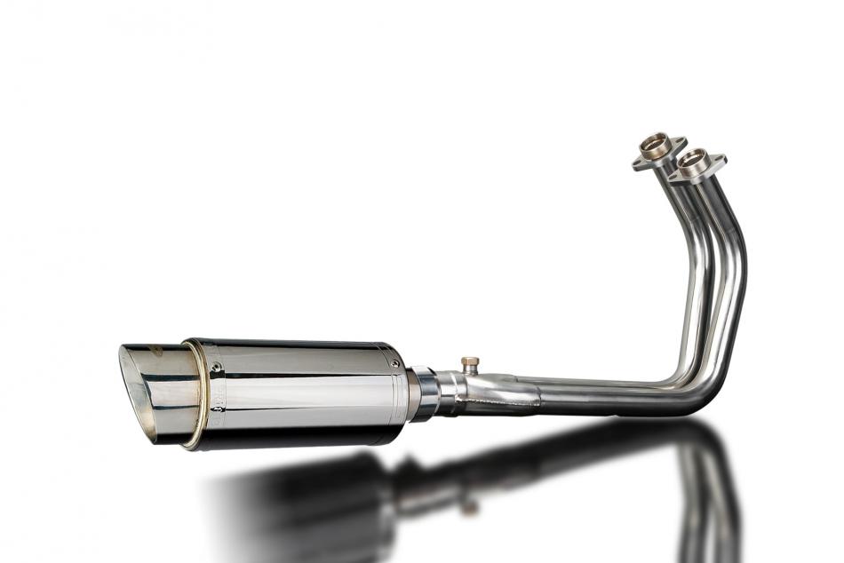 Kawasaki Vulcan S 650 2015-2021 Full Exhaust 2-1 200mm Round Stainless Silencer