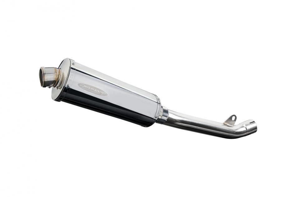 KAWASAKI ZX9R NINJA 2002-2003 350mm OVAL STAINLESS BSAU SILENCER EXHAUST KIT