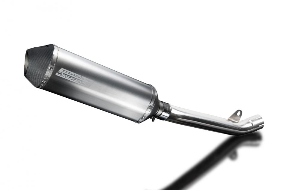 Kawasaki ZX9R Ninja 2002-2003 343mm X-Oval Titanium Exhaust Silencer Can Kit