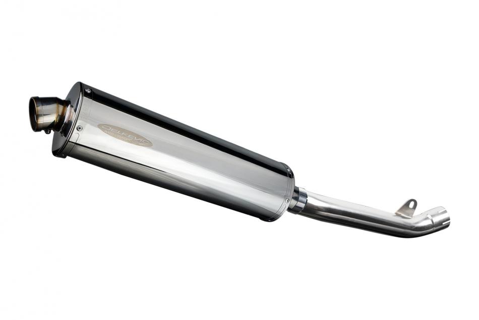 KAWASAKI ZX9R NINJA 2002-2003 450mm OVAL STAINLESS BSAU SILENCER EXHAUST KIT