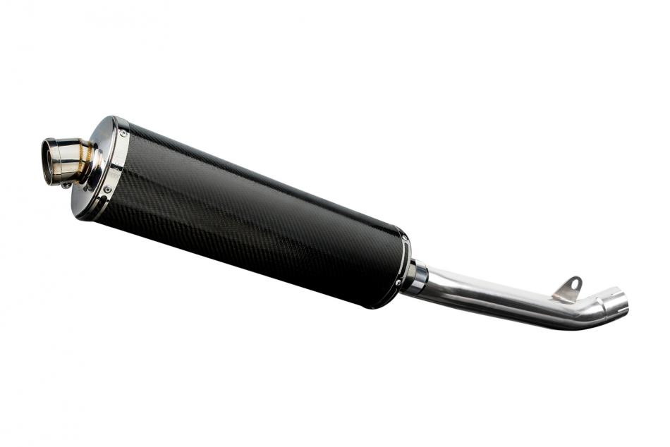 KAWASAKI ZX9R NINJA 2002-2003 450mm OVAL CARBON BSAU SILENCER EXHAUST KIT
