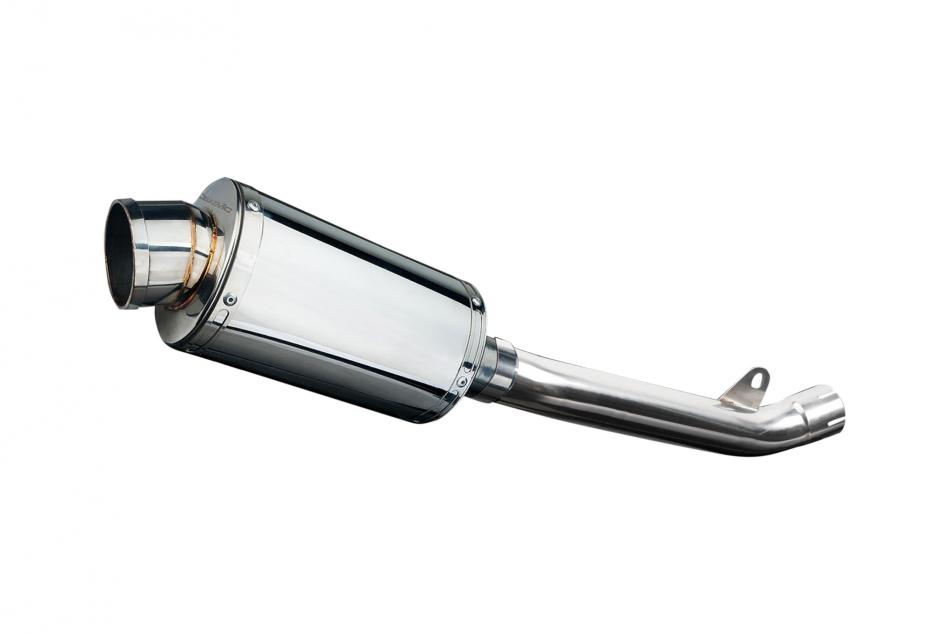 KAWASAKI ZX9R NINJA 2002-2003 225mm OVAL STAINLESS SILENCER EXHAUST KIT