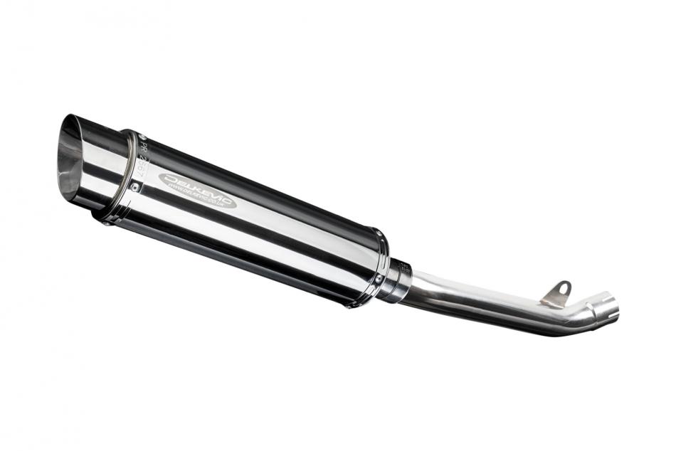 KAWASAKI ZX9R NINJA 2002-2003 350mm ROUND STAINLESS BSAU SILENCER EXHAUST KIT