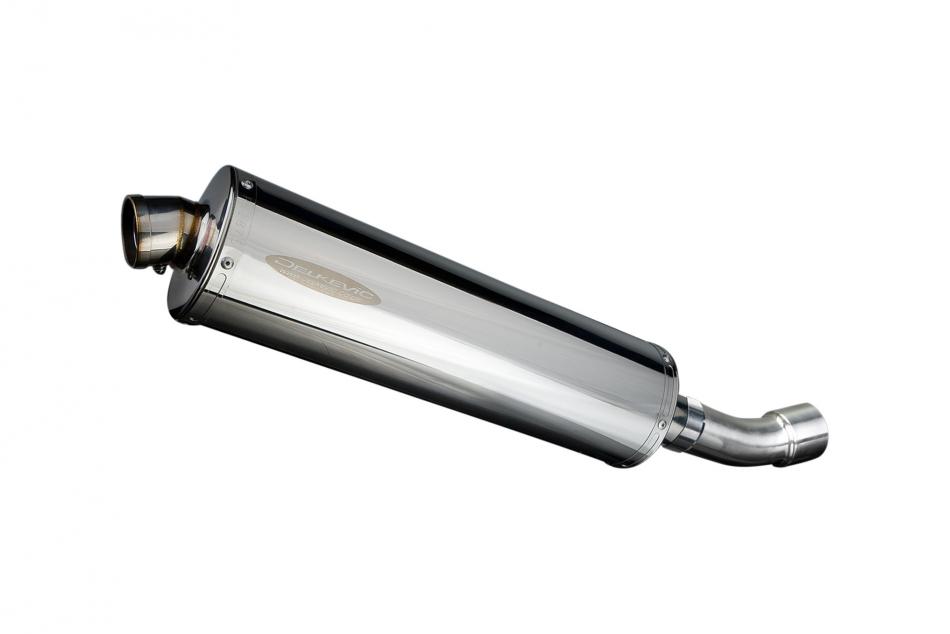 DUCATI DIAVEL 2011-2018 450mm OVAL STAINLESS BSAU SILENCER EXHAUST KIT