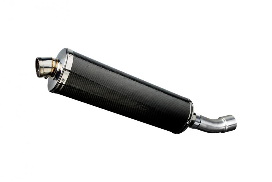 DUCATI DIAVEL 2011-2018 450mm OVAL CARBON BSAU SILENCER EXHAUST KIT