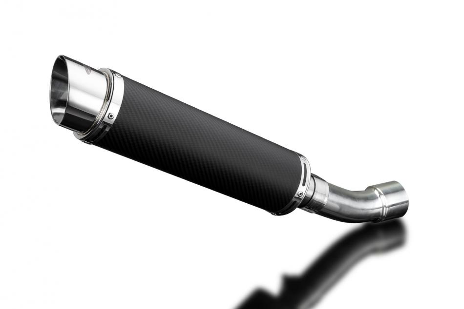 DUCATI DIAVEL 2011-2015 350mm CARBON ROUND BSAU SILENCER EXHAUST KIT