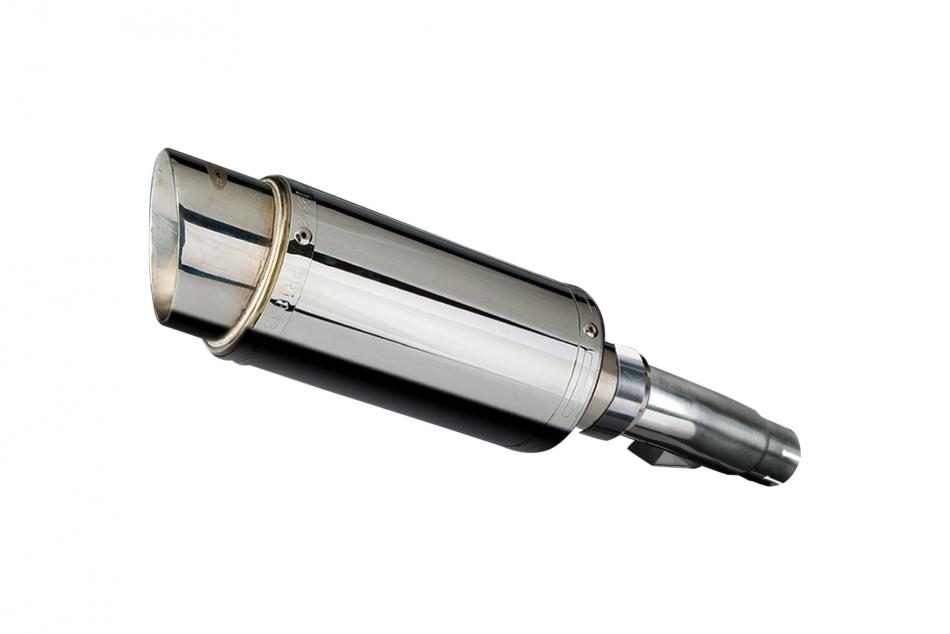 Honda NC700S 2012-2013 200mm Round Stainless Exhaust Silencer Can Kit