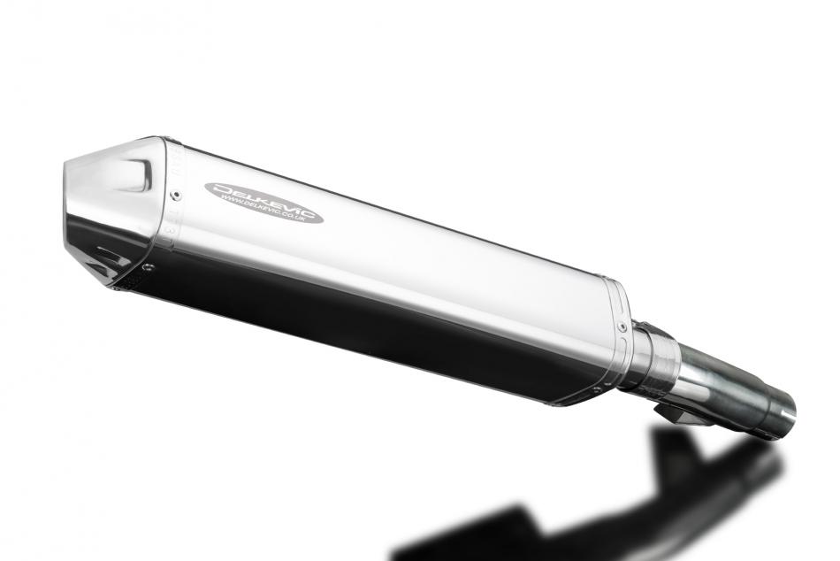 Honda NC700S 2012-2013 420mm Tri-Oval Stainless Exhaust Silencer Can Kit