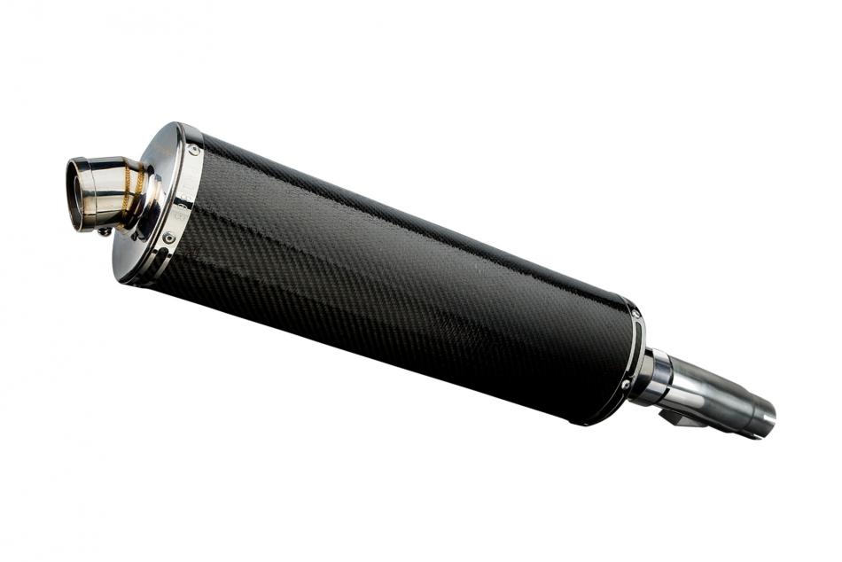 Honda NC750S 2014-2020 450mm Oval Carbon Exhaust Silencer Can Kit