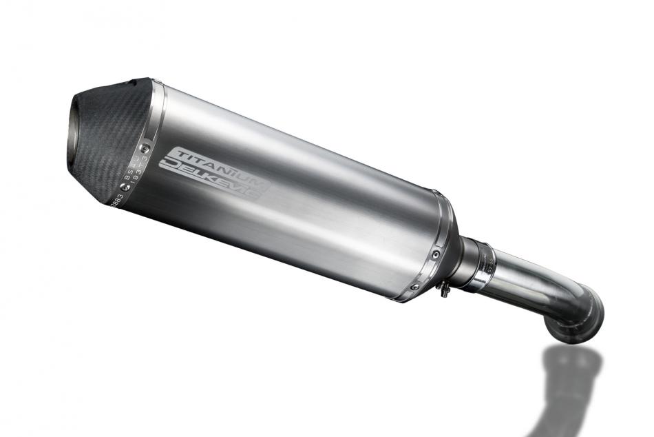 BMW K1200S 2005-2009 343mm X-OVAL TITANIUM BSAU SILENCER EXHAUST KIT