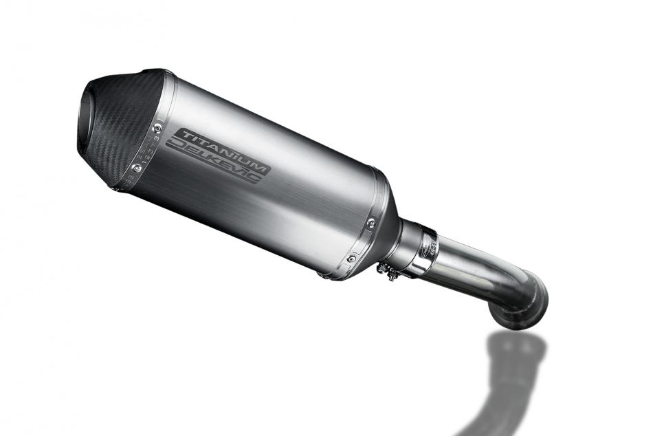 BMW K1200S 2005-2009 260mm X-Oval Titanium Exhaust Silencer Can Kit