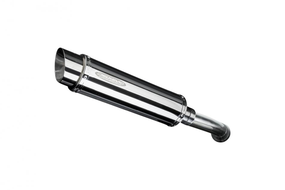 BMW K1200S 2005-2009 350mm ROUND STAINLESS BSAU SILENCER EXHAUST KIT