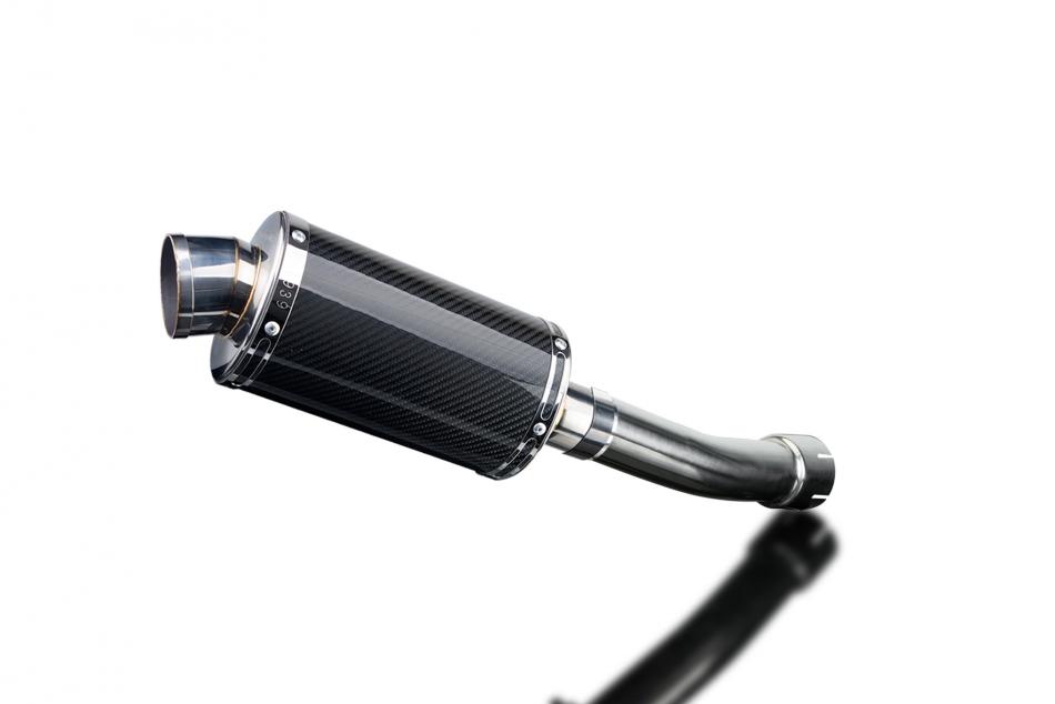 SUZUKI GSXR600 1996-2000 SRAD 225mm OVAL CARBON SILENCER EXHAUST KIT