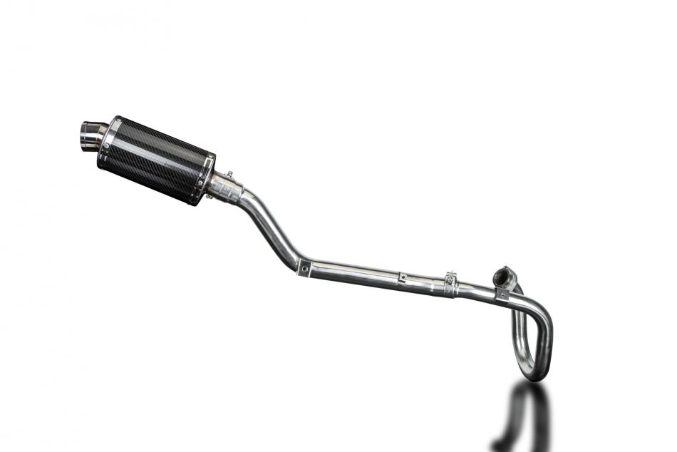 SUZUKI DRZ400S DRZ400SM FULL EXHAUST SYSTEM 225mm CARBON OVAL SILENCER