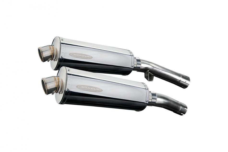 YAMAHA FJ1100 FJ1200 1984-1987 350mm OVAL STAINLESS BSAU SILENCER EXHAUST KIT
