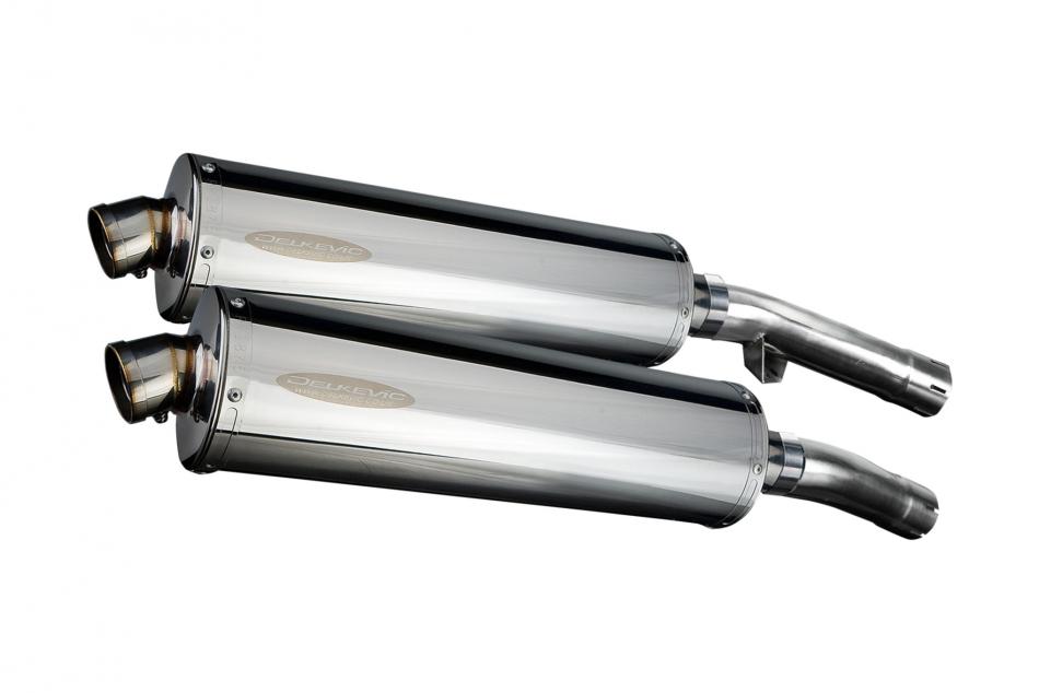 YAMAHA FJ1100 FJ1200 1984-1987 450mm OVAL STAINLESS BSAU SILENCER EXHAUST KIT