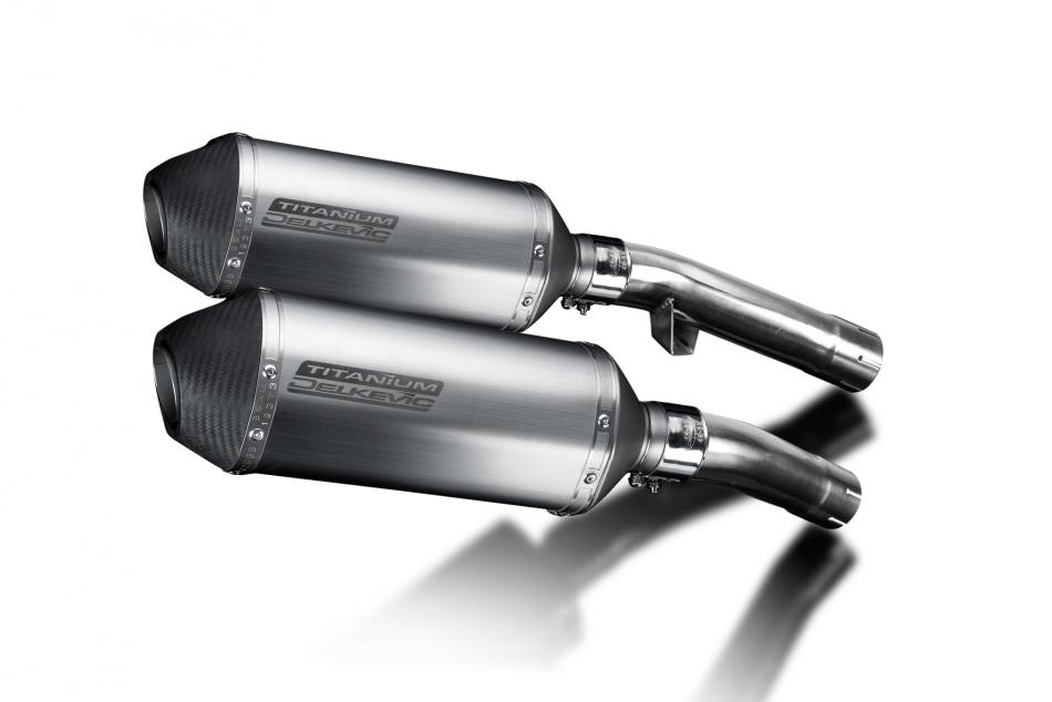 Yamaha FJ1100 FJ1200 1984-1987 260mm X-Oval Titanium Exhaust Silencer Can Kit