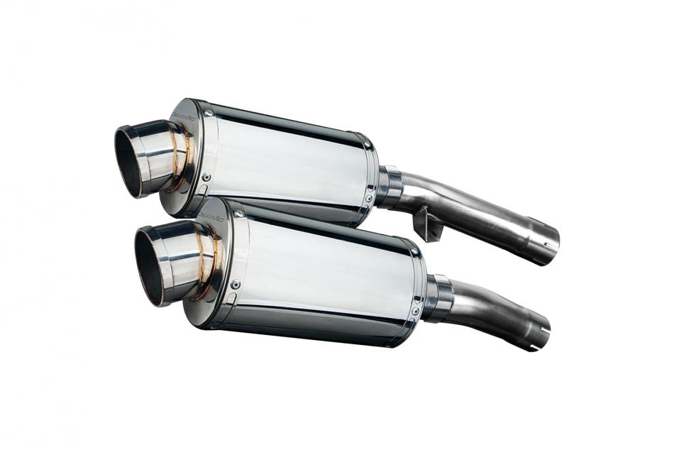 YAMAHA FJ1100 FJ1200 1984-1987 225mm OVAL STAINLESS SILENCER EXHAUST KIT