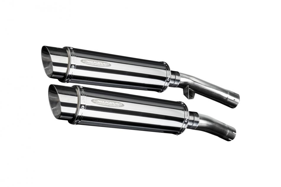 YAMAHA FJ1100 FJ1200 1984-1987 350mm ROUND STAINLESS BSAU SILENCER EXHAUST KIT