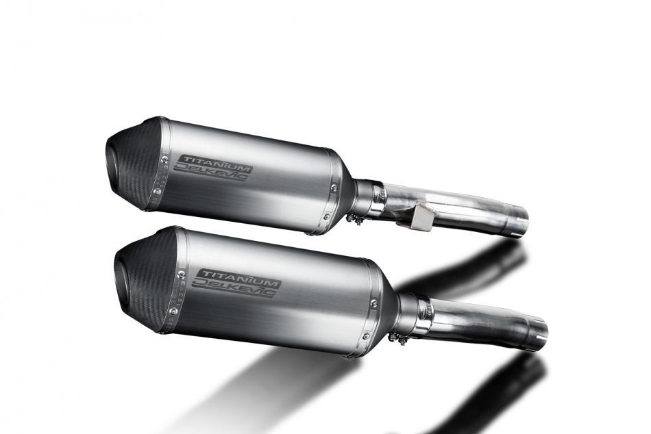 KAWASAKI ZR1100B ZEPHYR 1996-97 260mm X-OVAL TITANIUM BSAU SILENCER EXHAUST KIT