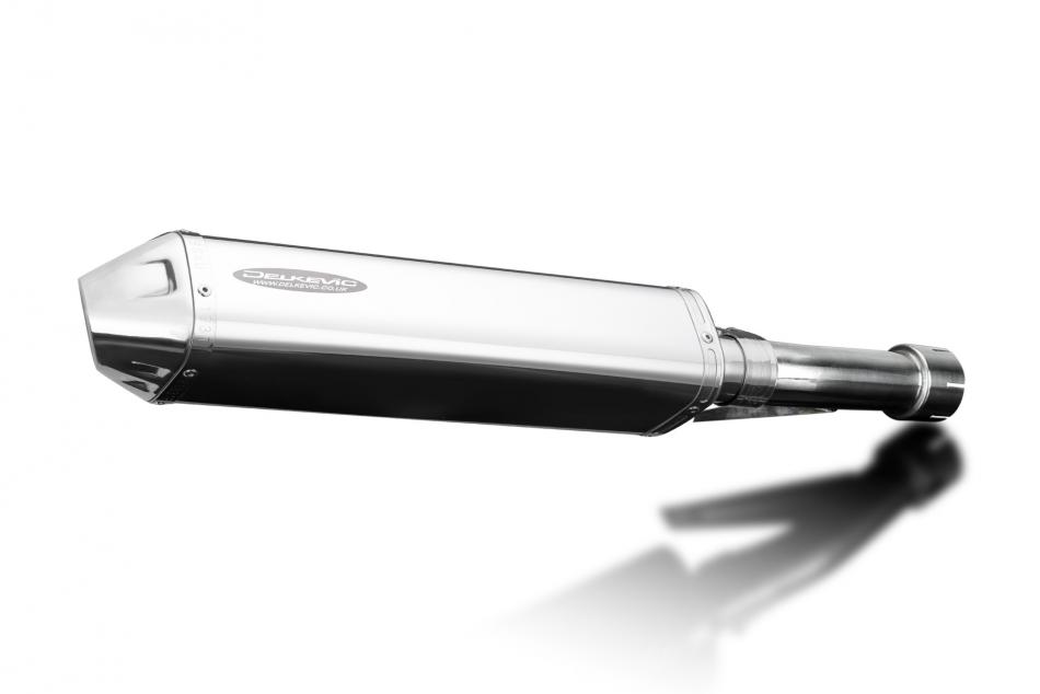 Honda GB500F GB500TT 1985-1987 420mm Tri-Oval Stainless Exhaust Silencer Can Kit