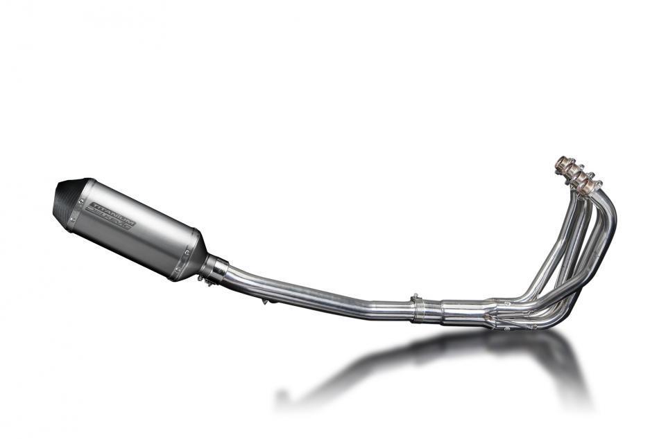 Suzuki GSX750 1998-2002 4-1 Full Exhaust 260mm X-Oval Titanium Silencer